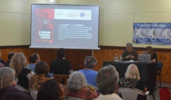 COMENZARON LAS ACTIVIDADES POR EL MES DE LA MEMORIA CON UNA CHARLA EN CASA DE LA CULTURA